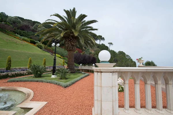 Beaux Jardins Bahai Haïfa Israël — Photo