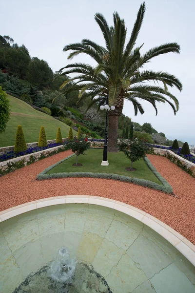 Wunderschöne Bahai Gärten Haifa Israel — Stockfoto
