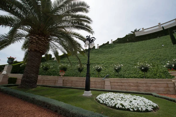 Wunderschöne Bahai Gärten Haifa Israel — Stockfoto