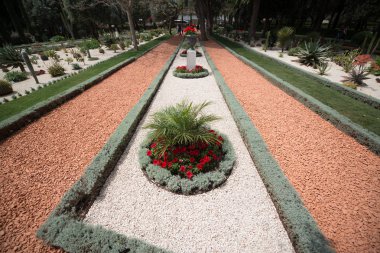 güzel bahai bahçeleri Haifa, İsrail 