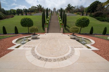 güzel bahai bahçeleri Haifa, İsrail 