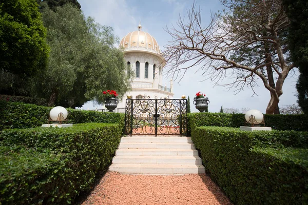 Сады Хайфе Израиль — стоковое фото