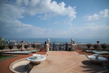 güzel bahai bahçeleri Haifa, İsrail 