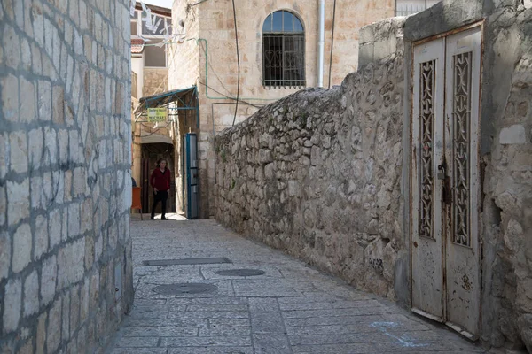 Jeruzalem Israël April 2014 Mensen Aan Westelijke Muur Jeruzalem Israël — Stockfoto