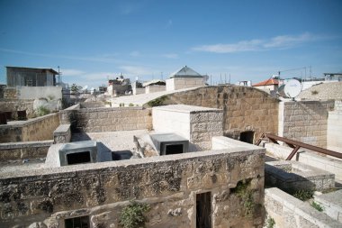 Şehirdeki binaların görünümü, Kudüs, Israil