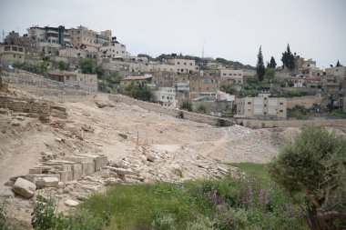 Şehirdeki binaların görünümü, Kudüs, Israil