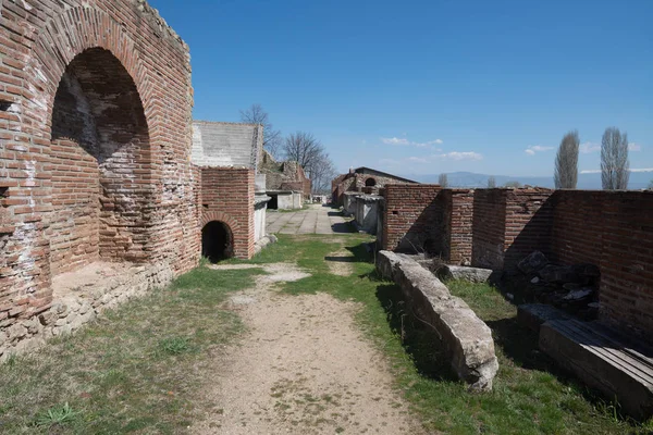 Ruines Ville Grecque Antique Héraclée Lyncestis Bitola Macédoine — Photo