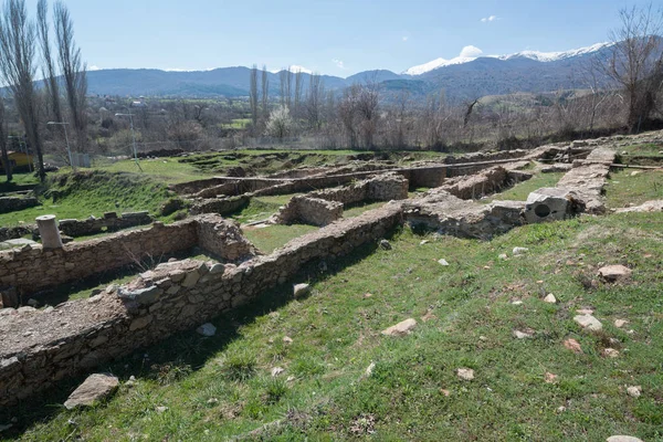 Ruines Ville Grecque Antique Héraclée Lyncestis Bitola Macédoine — Photo