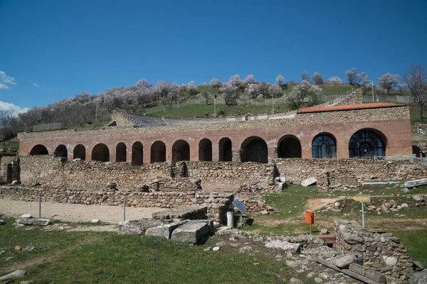 Ruinas Antigua Ciudad Griega Heraclea Lyncestis Bitola Macedonia —  Fotos de Stock