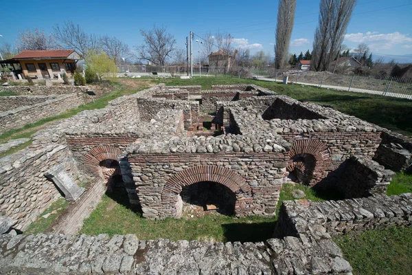 Rovine Dell Antica Città Greca Eraclea Lyncestis Bitola Macedonia — Foto Stock