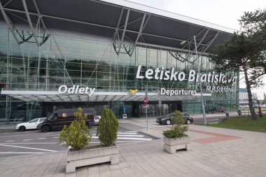 Bratislava, Slovakya, 23 Mart 2017: Bts Havaalanı, Milan Rastislav Stefanik: Bratislava, Slovakya
