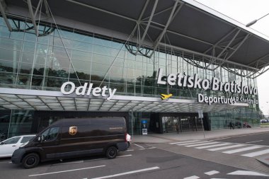 Bratislava, Slovakya, 23 Mart 2017: Bts Havaalanı, Milan Rastislav Stefanik: Bratislava, Slovakya