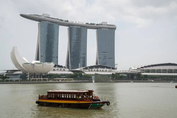 Singapore Circa Januari 2015 Dag Zicht Marina Sands Bay Hotel — Stockfoto