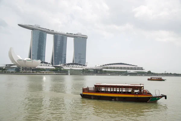 Singapore Circa Januari 2015 Dag Zicht Marina Sands Bay Hotel — Stockfoto