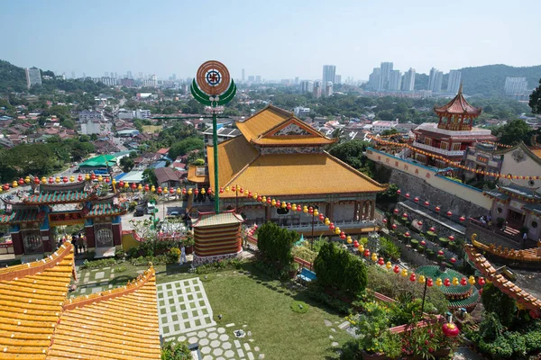 佛教寺庙林克落马在马来西亚槟城乔治城寺 — 图库照片