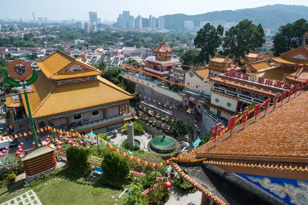 佛教寺庙林克落马在马来西亚槟城乔治城寺 — 图库照片