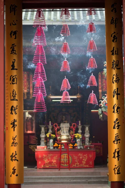亚洲城镇的新年灯笼 — 图库照片