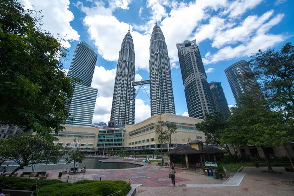 Kuala Lumpur Malaysia Circa Gennaio 2015 Petronas Towers Petronas Towers — Foto Stock