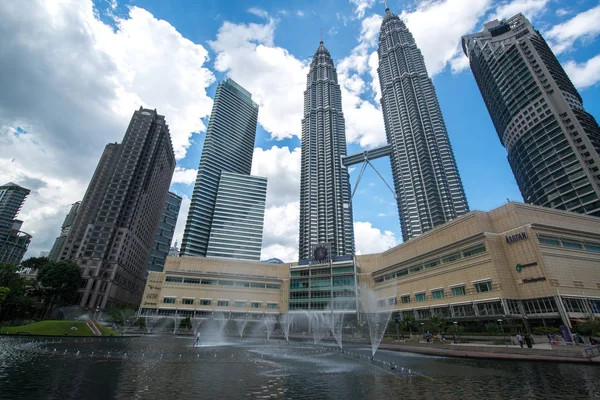 Kuala Lumpur Malaysien Januar 2015 Petronas Türme Petronas Türme Auch — Stockfoto