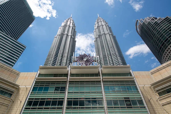 Kuala Lumpur Malezya Ekim 2015 Petronas Towers Petronas Towers Menara — Stok fotoğraf