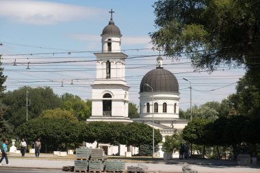 Chisinau, Moldova-Ağustos 2016 yaklaşık: Lord Metropolitan Cathedral Nativity, Catedrala nasterea Domnului Chisinau, Moldova 