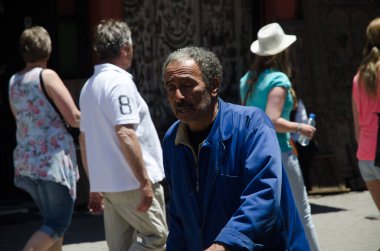 Marakeş, Fas-Circa Mayıs 2013: eski şehir Medina Marakeş sokaklarında