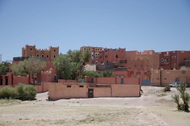 Görünüm AIT Benhaddou Kasbah, AIT Ben Haddou, Ouarzazate, Fas