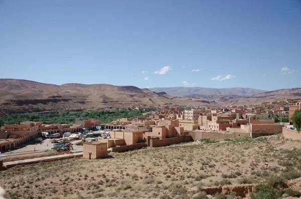 Boumalne Dades kasabasının görünümü, Fas 