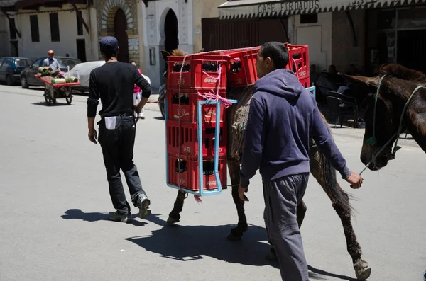 Marrakech Marokkó Circa Május 2013 Marrakech Utcáin Régi Város Medina — Stock Fotó