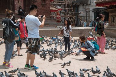 Katmandu, Nepal, 11 Mayıs 2017: Nepal, Katmandu 'nun başkenti