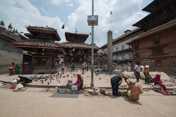 Kathmandu Nepal Cerca Maio 2017 Praça Kathmandu Durbar Patrimônio Mundial — Fotografia de Stock