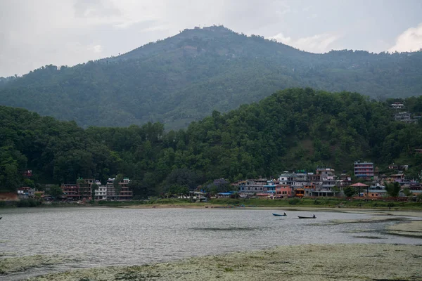 Panoramiczny Widok Oszałamiającą Górę Himalaya — Zdjęcie stockowe