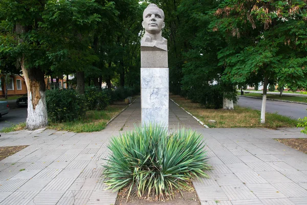 stone sculpture in the park