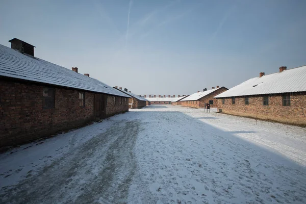 Collapsed gas chamber in Concentration camp Auschwitz Birkenau a former Nazi extermination camp on January 27, 2014 in Oswiecim