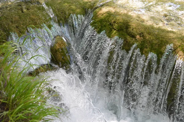 Plitvice Lakes Och Waterfalls National Park Kroatien — Stockfoto