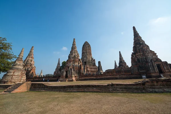 Chaiwatthanaram Tempel Ayutthaya Historischen Park Thailand — Stockfoto