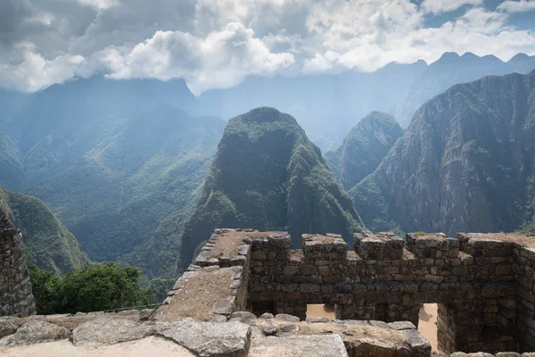 Ciudadela Machu Picchu Perú Sudamérica — Foto de Stock