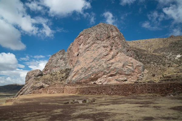 Puca Pucara Twierdza Starożytna Inca Cuzco Peru Ameryka Południowa — Zdjęcie stockowe