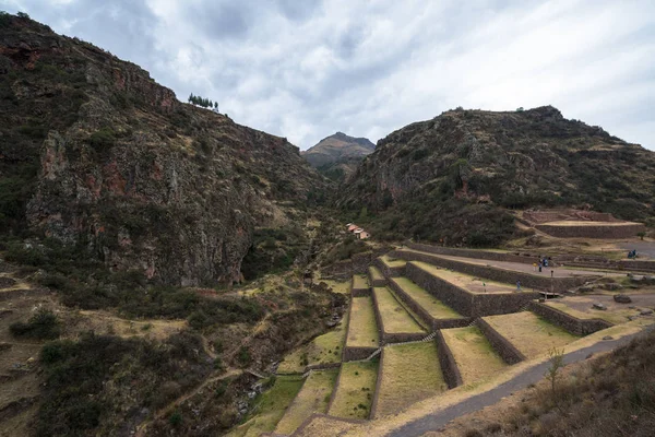Pisac Ruins Nära Pisac Sacred Valley Peru — Stockfoto