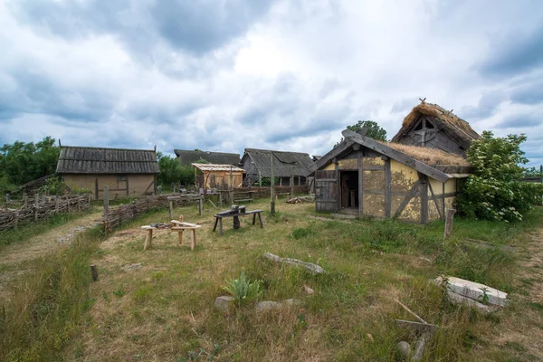 Foteviken Schweden Juni 2016 Foteviken Ist Ein Wikingerreservat Skansen Outdoor — Stockfoto