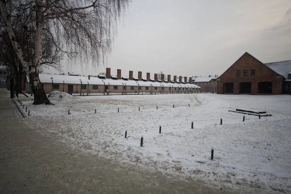 Oswiecim Polonia Enero 2014 Antiguo Campo Concentración Exterminio Nazi Auschwitz —  Fotos de Stock