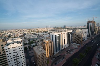 Dubai şehir merkezi güzel kent görünümü 