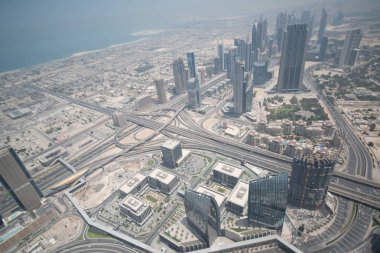 Dubai şehir merkezi güzel kent görünümü 