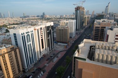 Dubai şehir merkezi güzel kent görünümü 