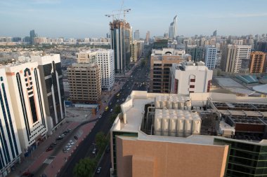 Dubai şehir merkezi güzel kent görünümü 