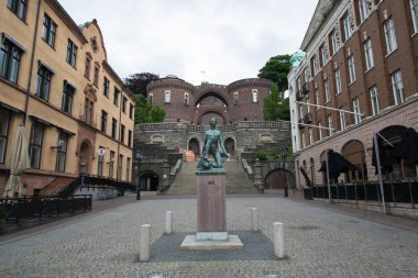 Helsinborg, İsveç, Circa Haziran 2016: İsveç'in güneyinde bulunan Helsinborg şehrini görüntüleyin