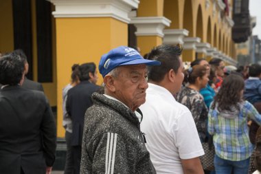 Chinchero, Peru, yaklaşık Eylül 2017: Chinchero, Peru halkı 