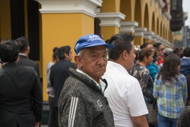 Chinchero, Peru, yaklaşık Eylül 2017: Chinchero, Peru halkı 