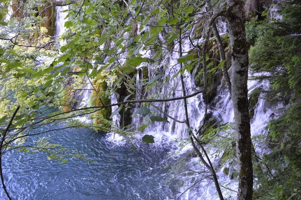 Plitvice Seen Und Wasserfälle Nationalpark Kroatien — Stockfoto