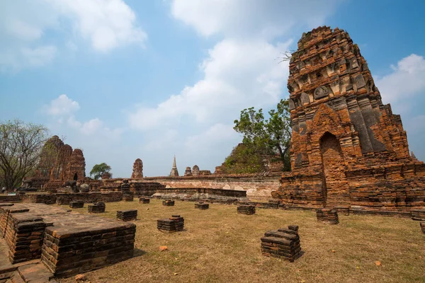 Wat Ratchaburana Temple Ayutthaya Tailândia — Fotografia de Stock